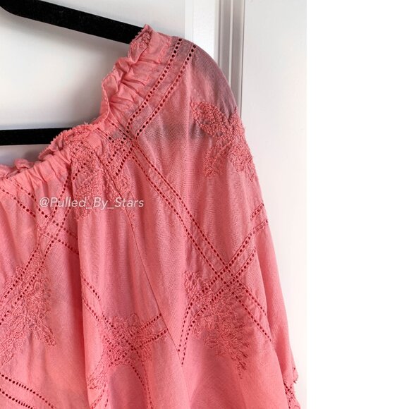 ODD MOLLY Clever Heart Flouncy Blouse in Soft Raspberry Pink - Size M - NWT! - Picture 8 of 16